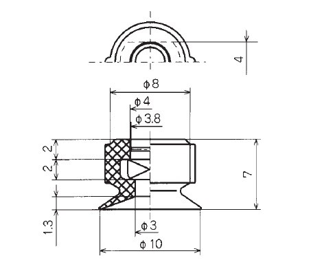 VACUUM PADS PQG-10