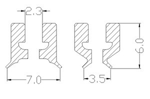 Vacuum Pads PFG-3.5*7A