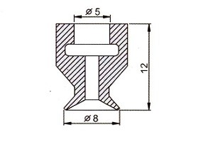 VACUUM PADS VP08L