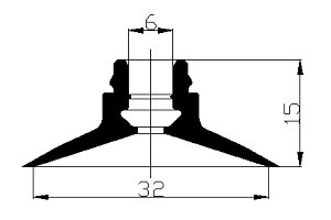 真空吸盤 ZU1-32