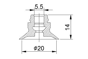 吸盤ZPT20CN   