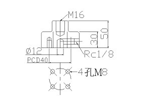 中空螺絲M16