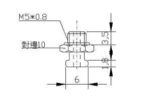 吸盤螺絲 M5