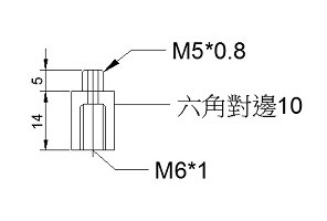 吸盤中空螺絲