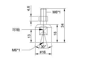 搖擺型接頭 M6