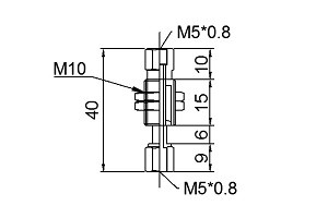 緩衝金具M10