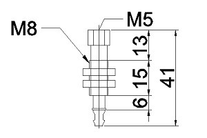 緩衝金具M8