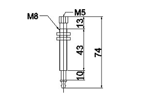 緩衝金具M8