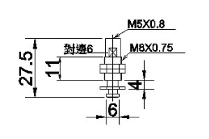 緩衝金具M8