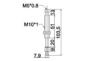 緩衝金具M10