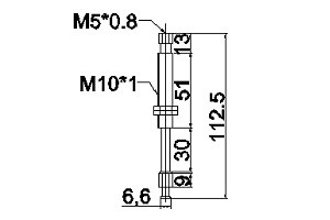 緩衝金具M10