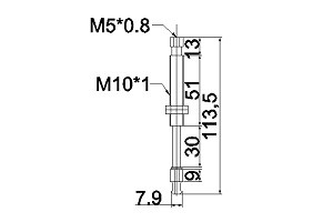 緩衝金具M10