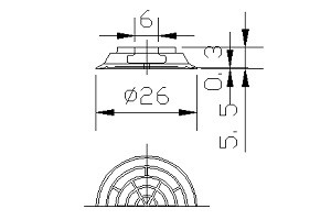 真空吸盤ZT1-25