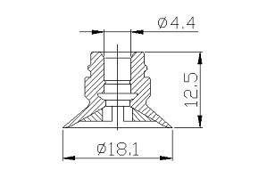 真空吸盤 ZC1-16