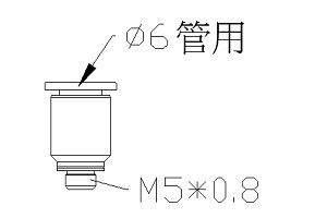 TSH6-M5M MINI接頭