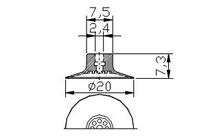 真空吸盤VP1-20