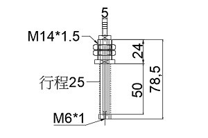 緩衝金具M14