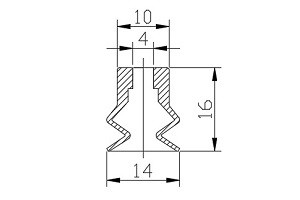 VACUUM PADS S2-14