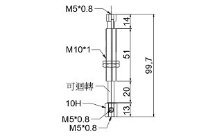 緩衝金具M10