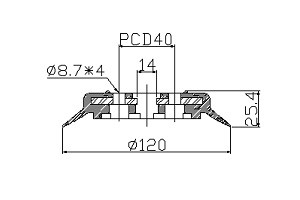 真空吸盤PFG-120