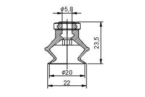 VACUUM PADS ZB2-20