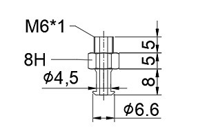 吸盤螺絲 M6