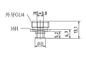 螺絲 F30MF-AG1/4 AL                                                                  