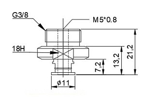 螺絲 F40 MF-AG 3/8 AL 