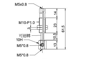 緩衝金具M10