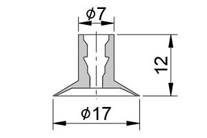 真空吸盤ZU1-16UT