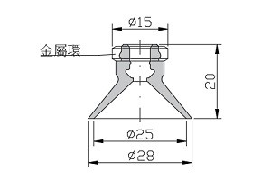 真空吸盘ZP25D