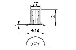 真空吸盤ZU1-13CT