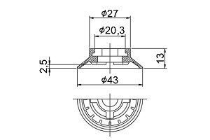 真空吸盤ZP3E-40UM