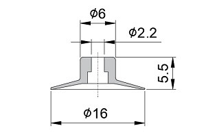 真空吸盤 S1-16B