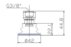 真空吸盤 SAB-40-口-B03